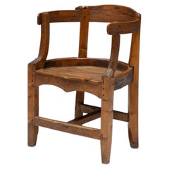 Vernacular Pine Armchair, France, 19th Century