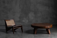 Rustic Vernacular Round Coffee Table, Europe - 19th Century