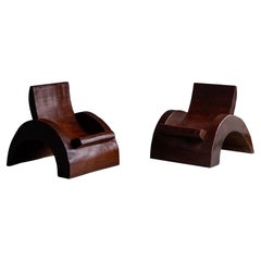 Lounge Chairs by José Zanine Caldas, Brazil, 1970s