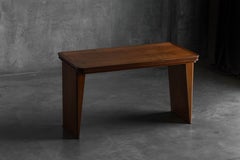 Mid-Century Solid Oak Desk, France, Circa 1950