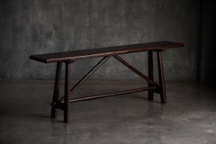 Long Narrow Trestle Table, France, 19th Century