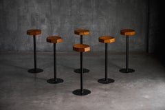 Hocker im modernistischen Stil, Frankreich, Mitte des 20. Jahrhunderts