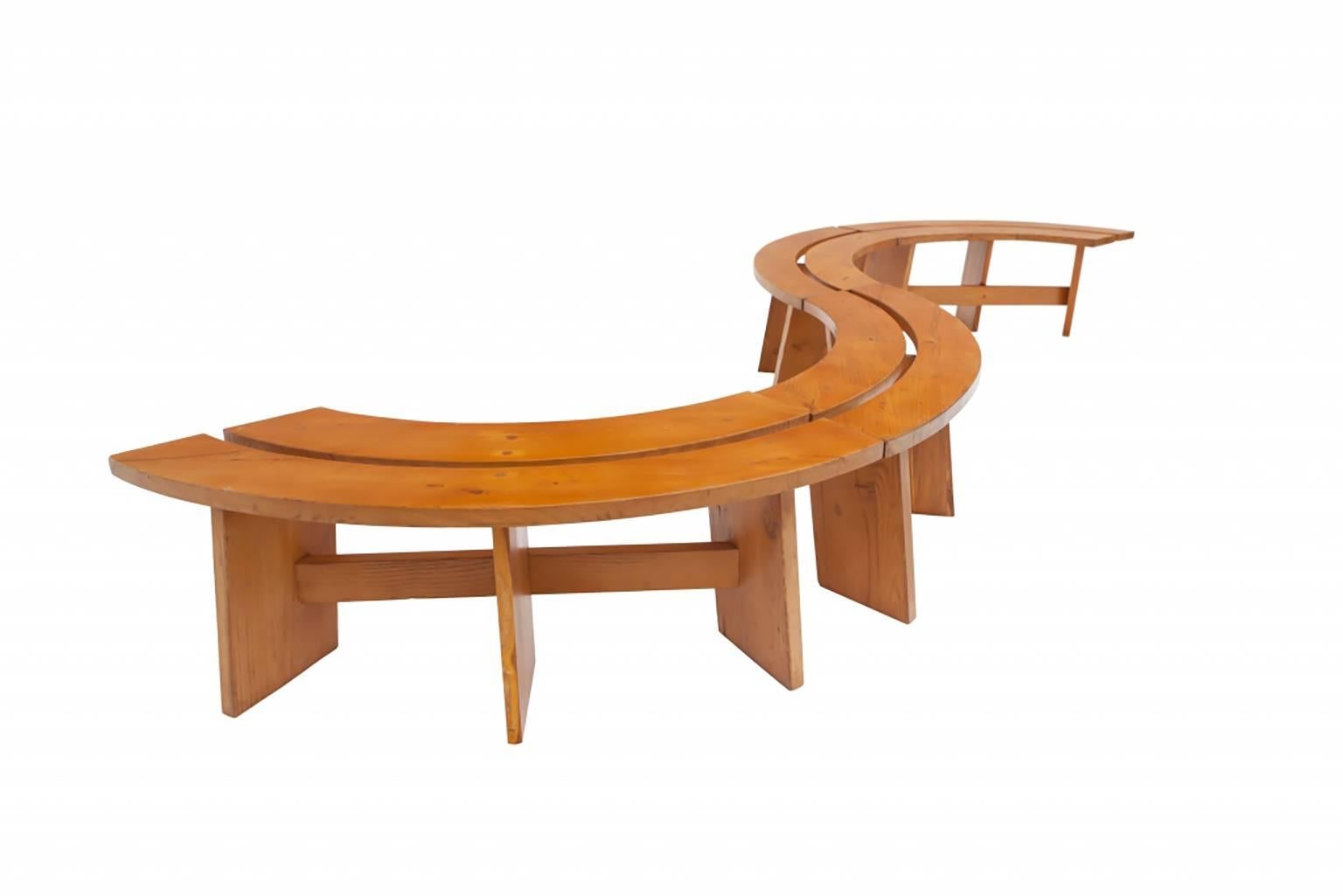 Other Pierre Chapo style Curved Benches