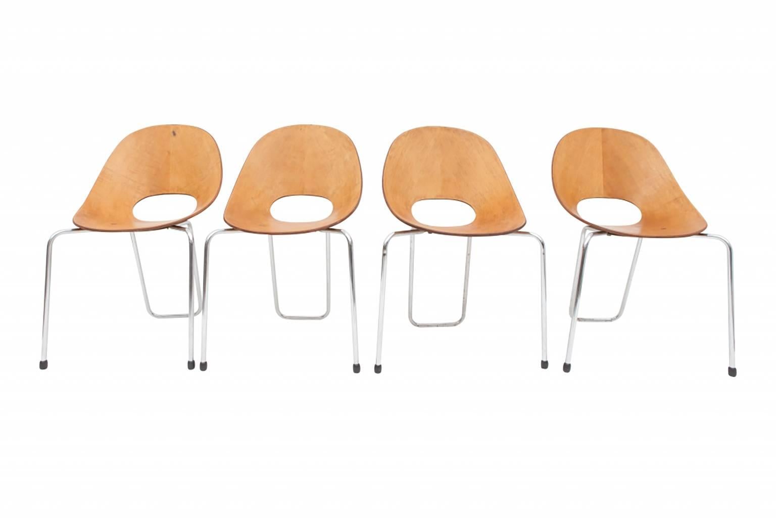 Italian Set of Eight Vittorio Nobili Chairs
