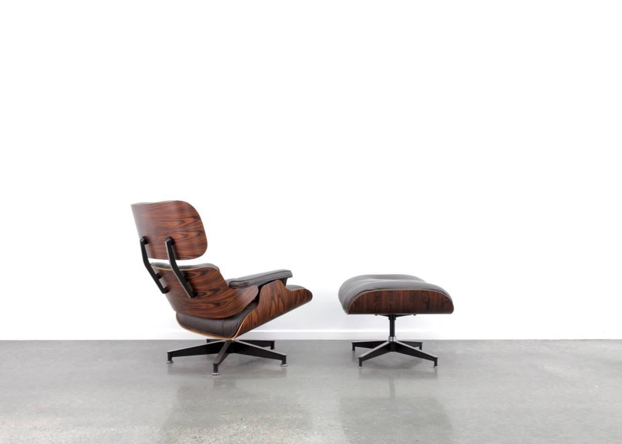 eames chair brown leather
