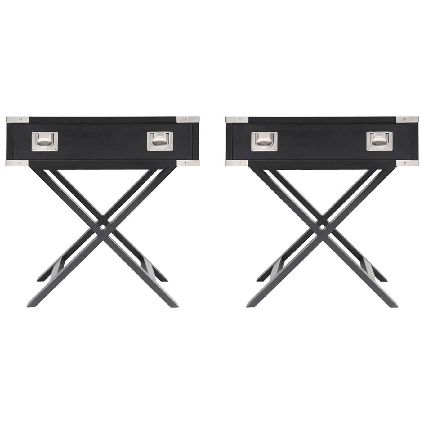 Post-modern 'Director' Side Tables