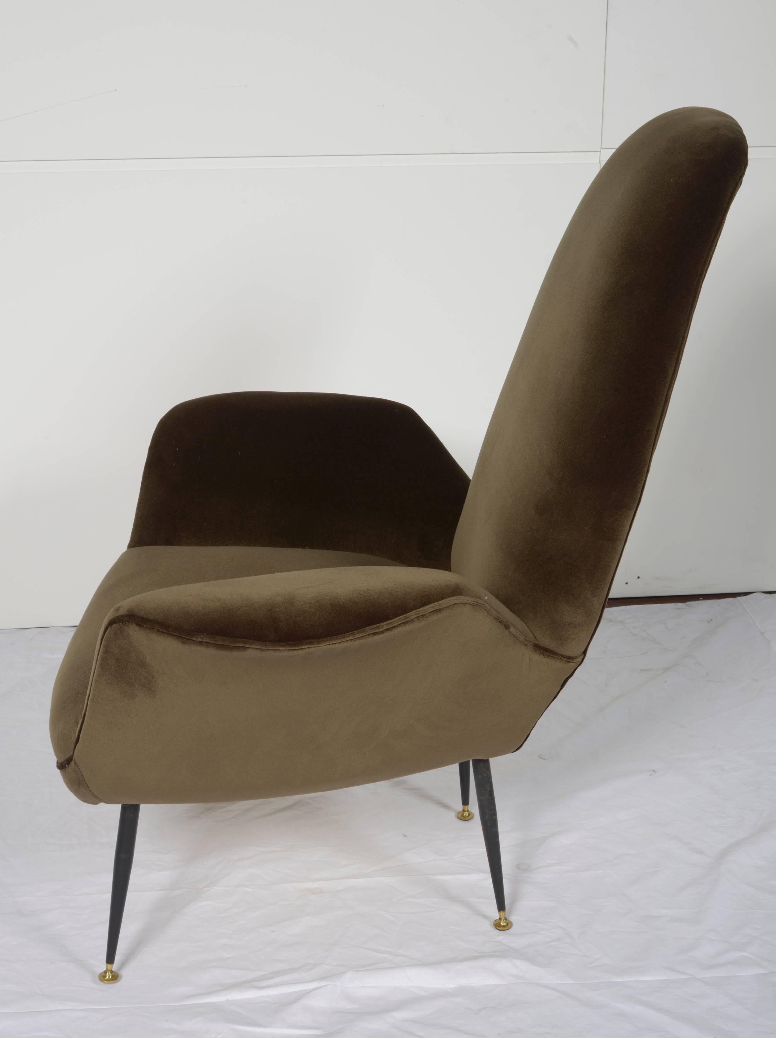 Metal Pair of ISA Bergamo armchairs