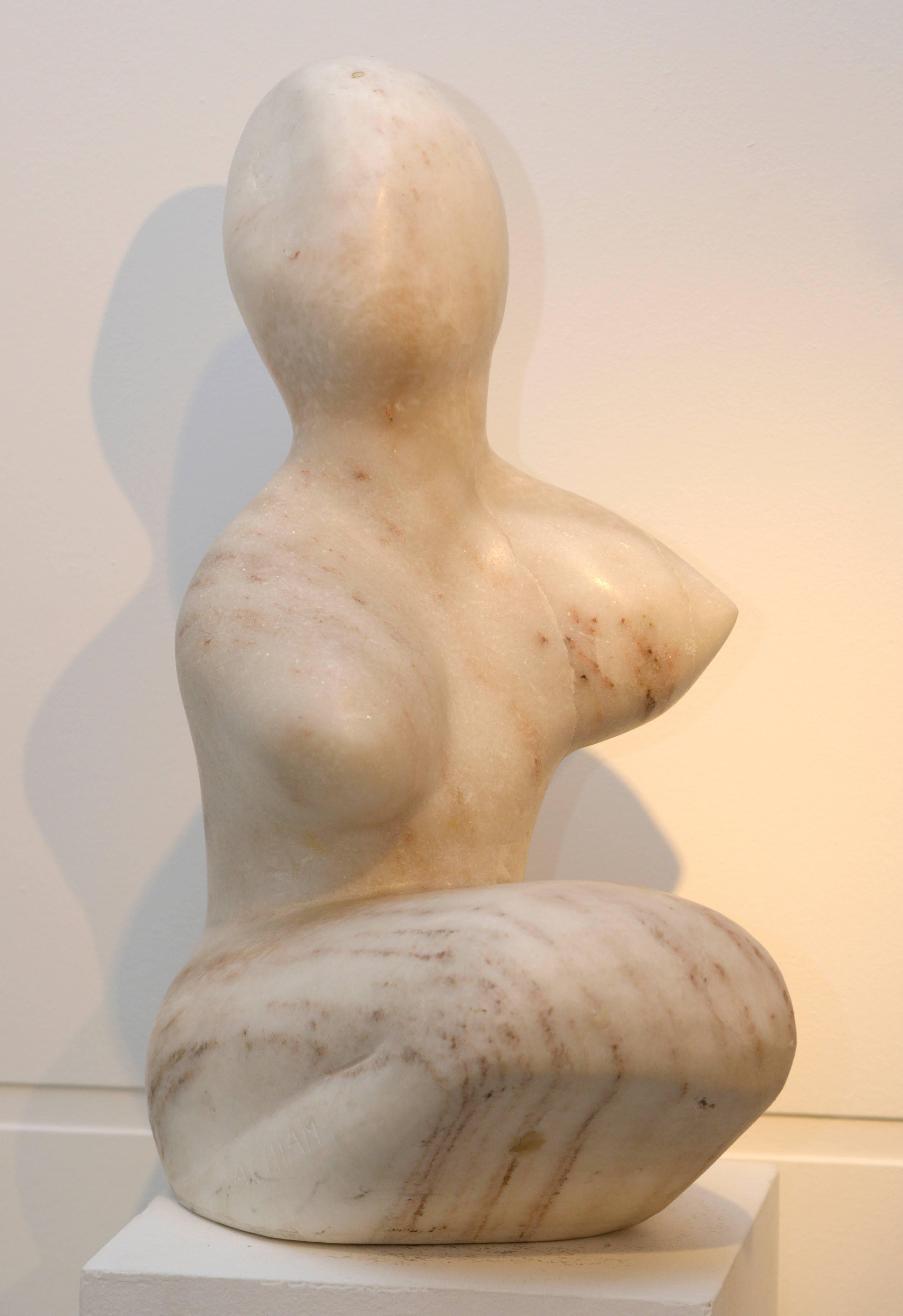 Aurore marble sculpture by Achiam (Ahiam Shoshany 1916-2005)
Unique piece (2001).
 