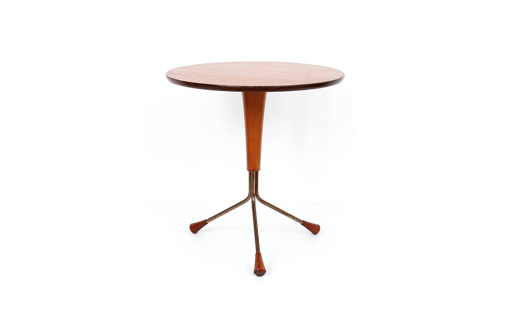 Scandinavian Modern Teak Side Table Designed by Albert Larsson
