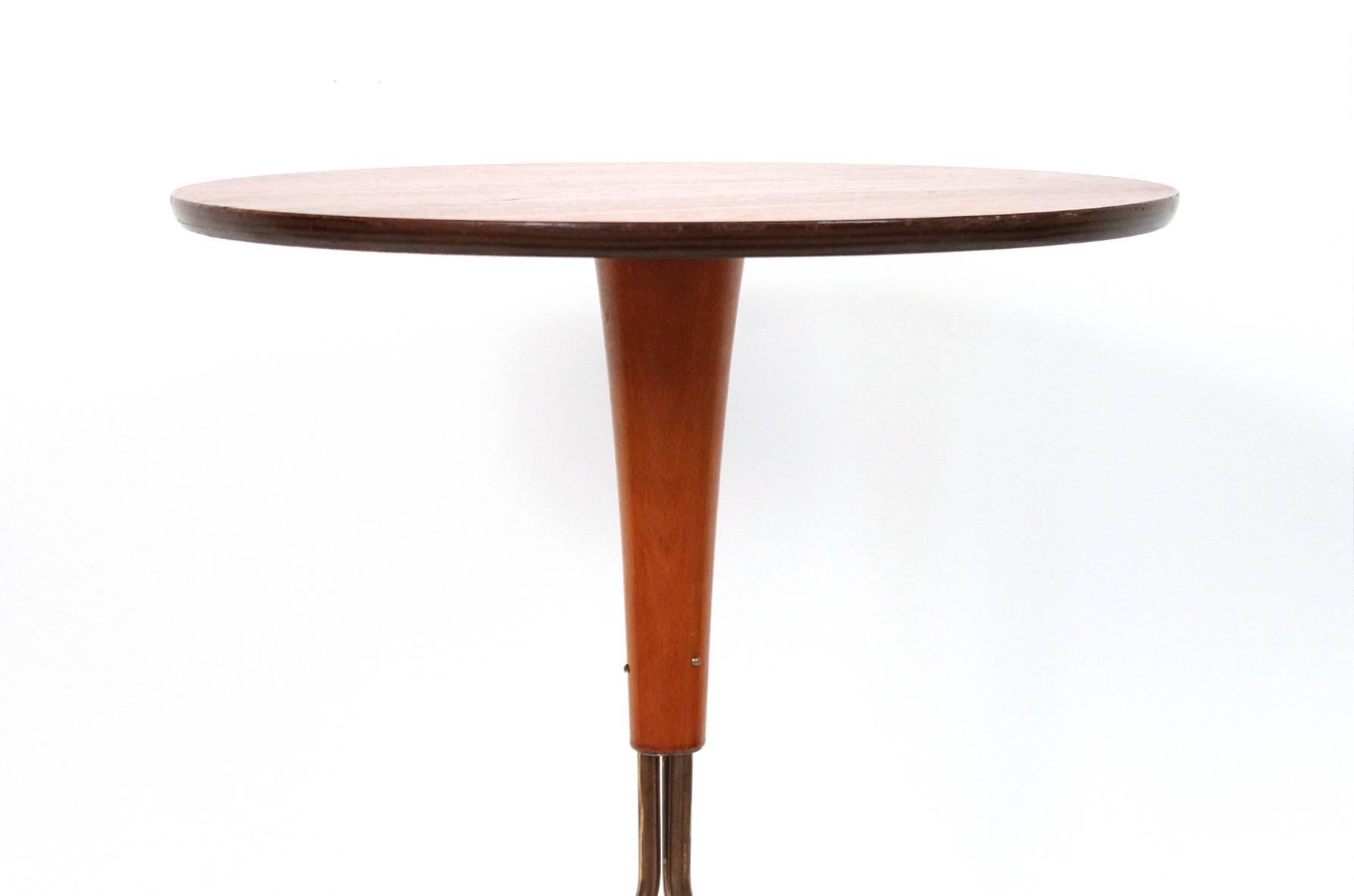 Teak Side Table Designed by Albert Larsson In Excellent Condition In Waltham, MA