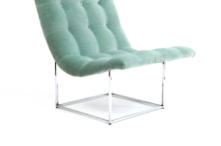 Pair of Milo Baughman Scoop Lounge Chairs at 1stDibs