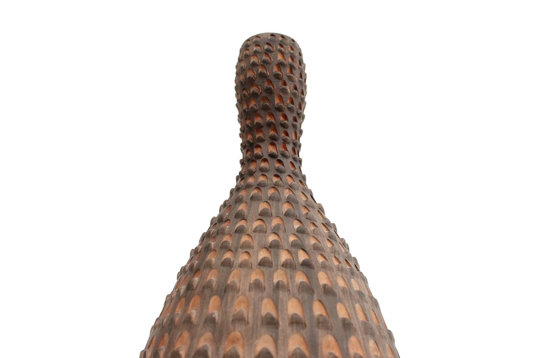 Italian Raymor Pinecone Pottery Vase 1