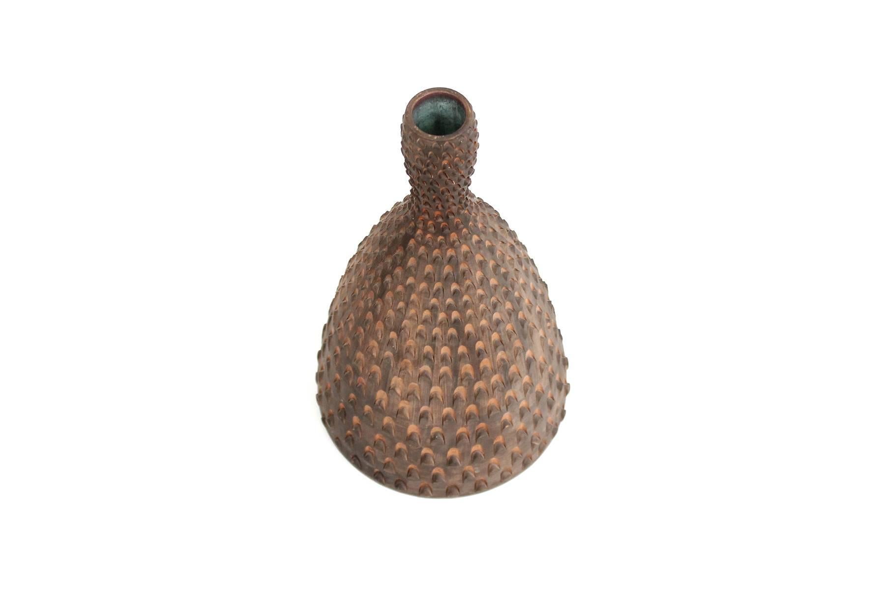 Mid-Century Modern Italian Raymor Pinecone Pottery Vase