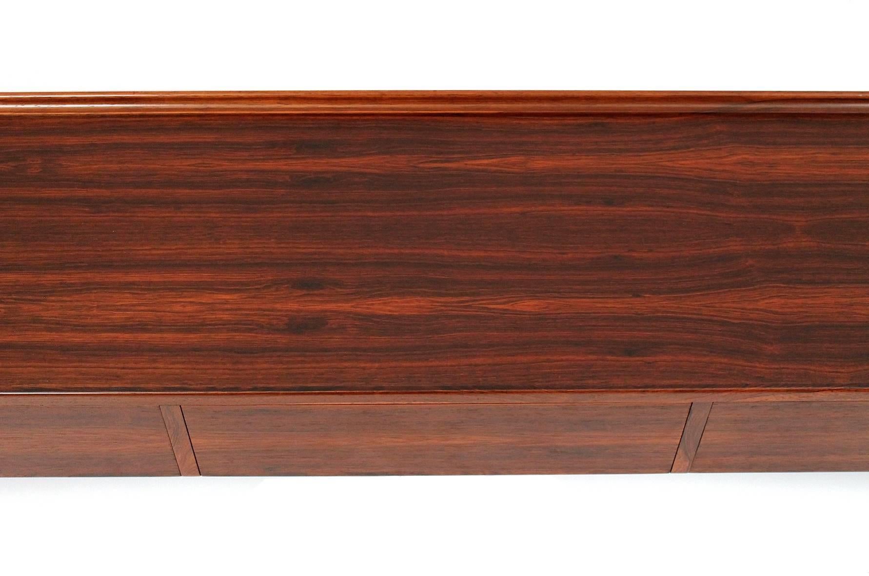 Architectural Rosewood Console by Arne Hovmand-Olsen 2