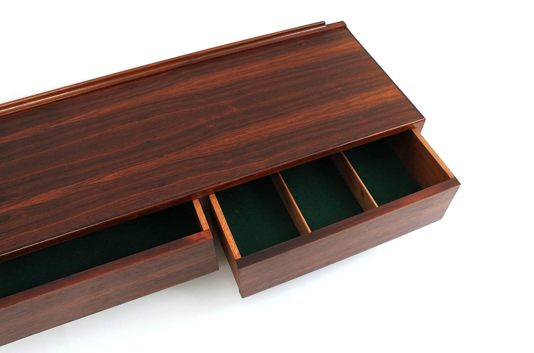 Architectural Rosewood Console by Arne Hovmand-Olsen 3