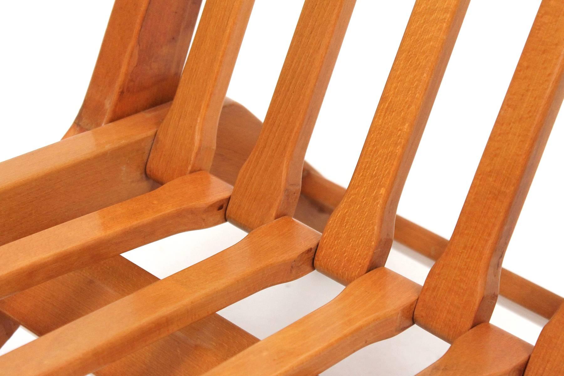 Pair of Hvidt + Molgaard-Nielsen Folding Chairs with Sheepskin 2