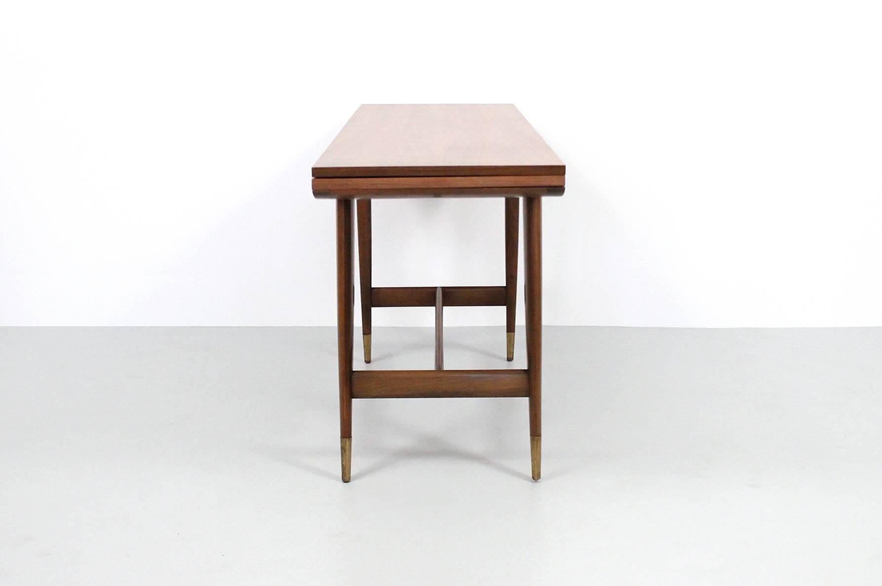 Mid-Century Modern Gio Ponti Flip-Top Console or Table