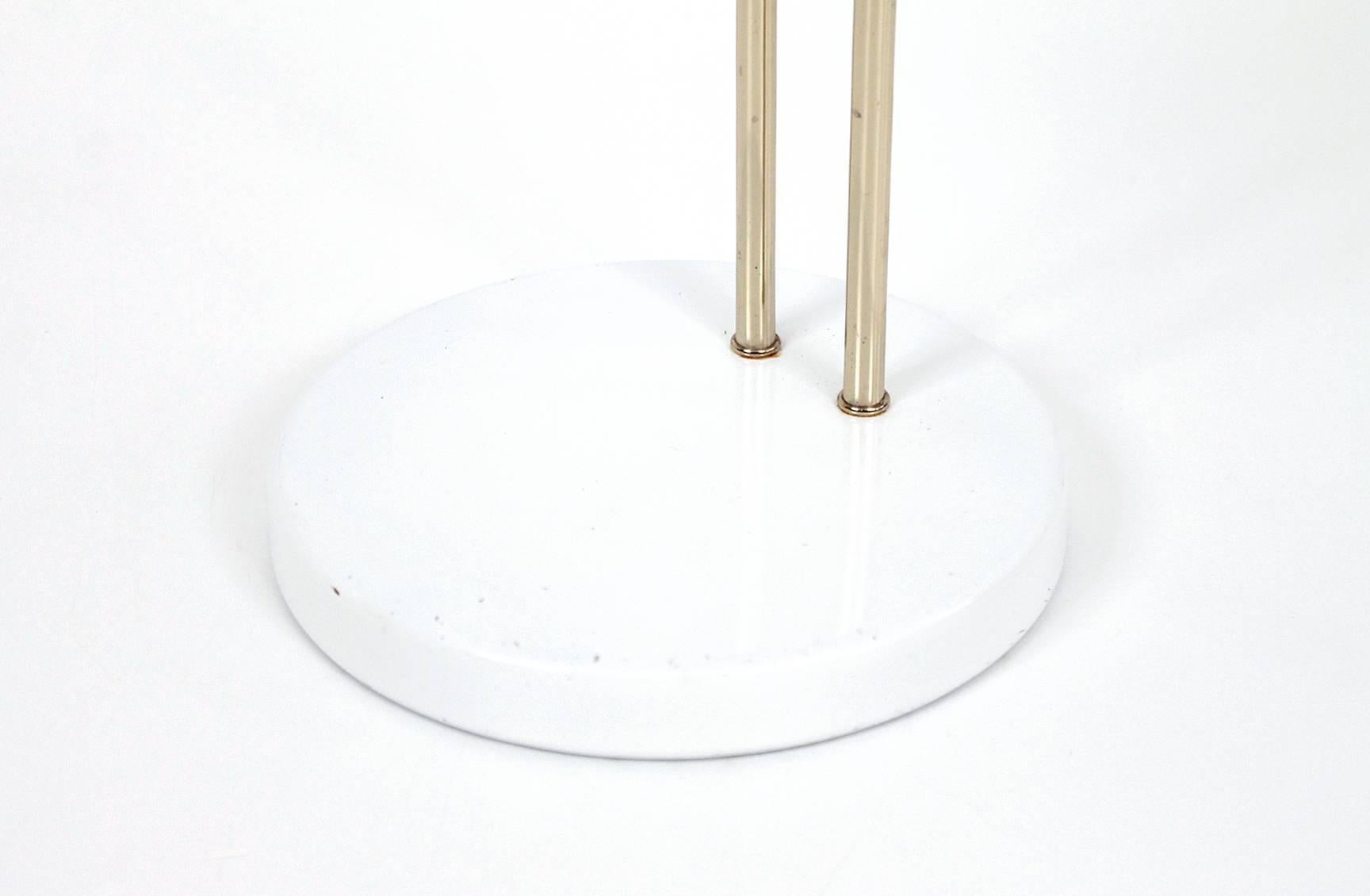 Rare Lightolier Enameled Metal and Brass Desk Lamp 3