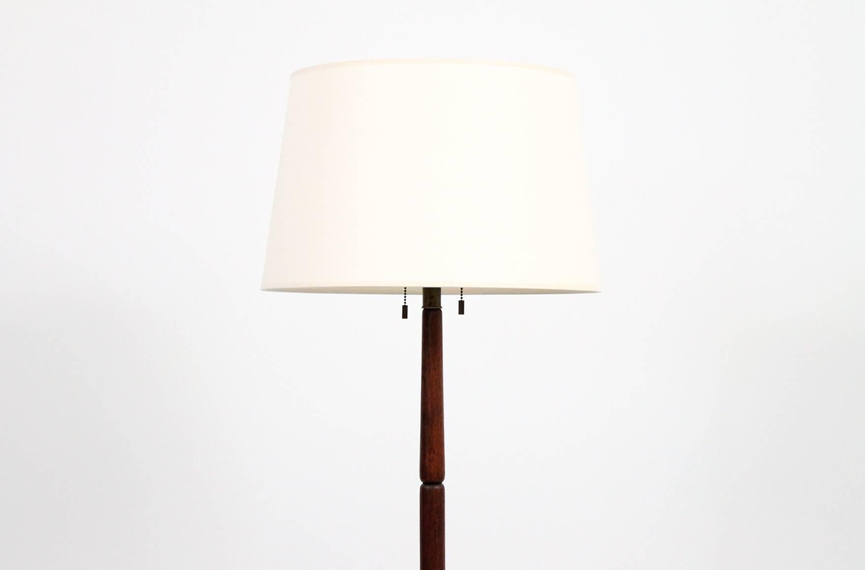 Mid-Century Modern Rare Segmented Floor Lamp by Stewart Ross James for Hansen