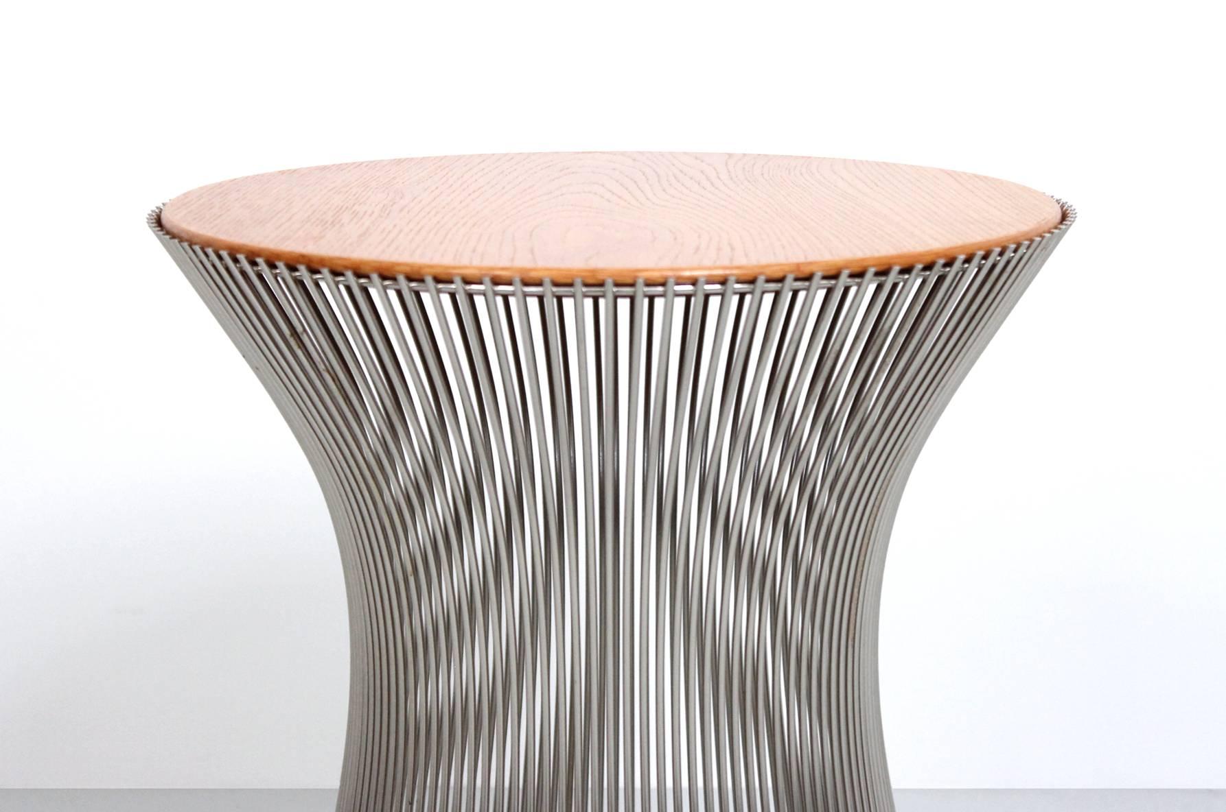 Chrome Pair of Side Tables by Warren Platner for Knoll
