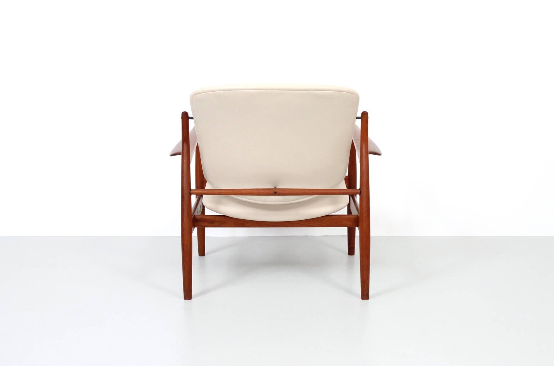 Danish Pair of Lounge Chairs by Finn Juhl