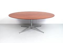 Oval Florence Knoll Teak Dining Table