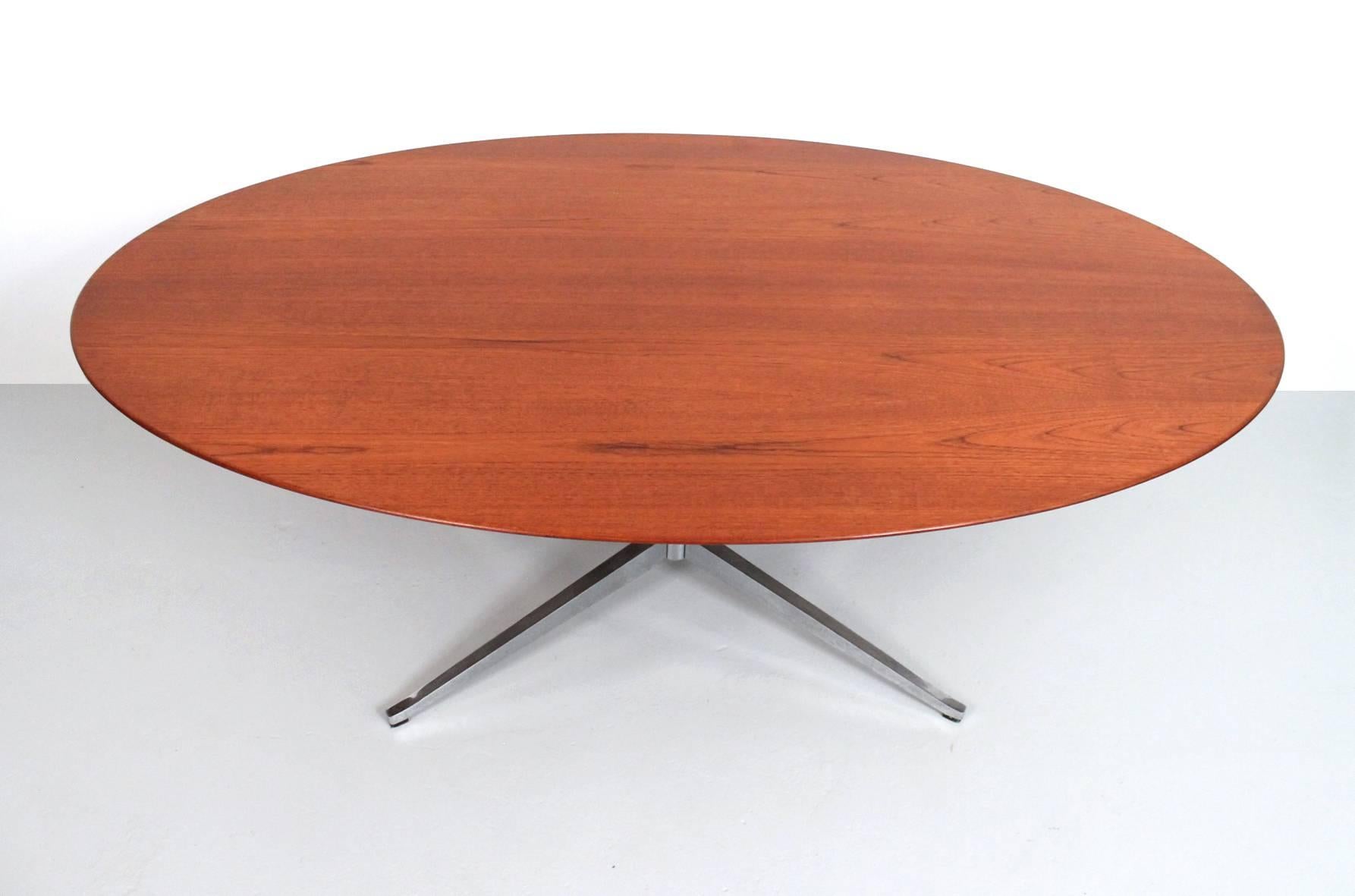 knoll oval table