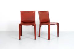 Four Cab Dining Chairs by Mario Bellini for Cassina