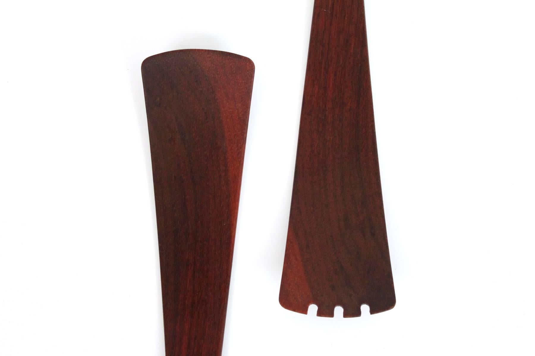 Sculptural Teak Serving Pieces 1