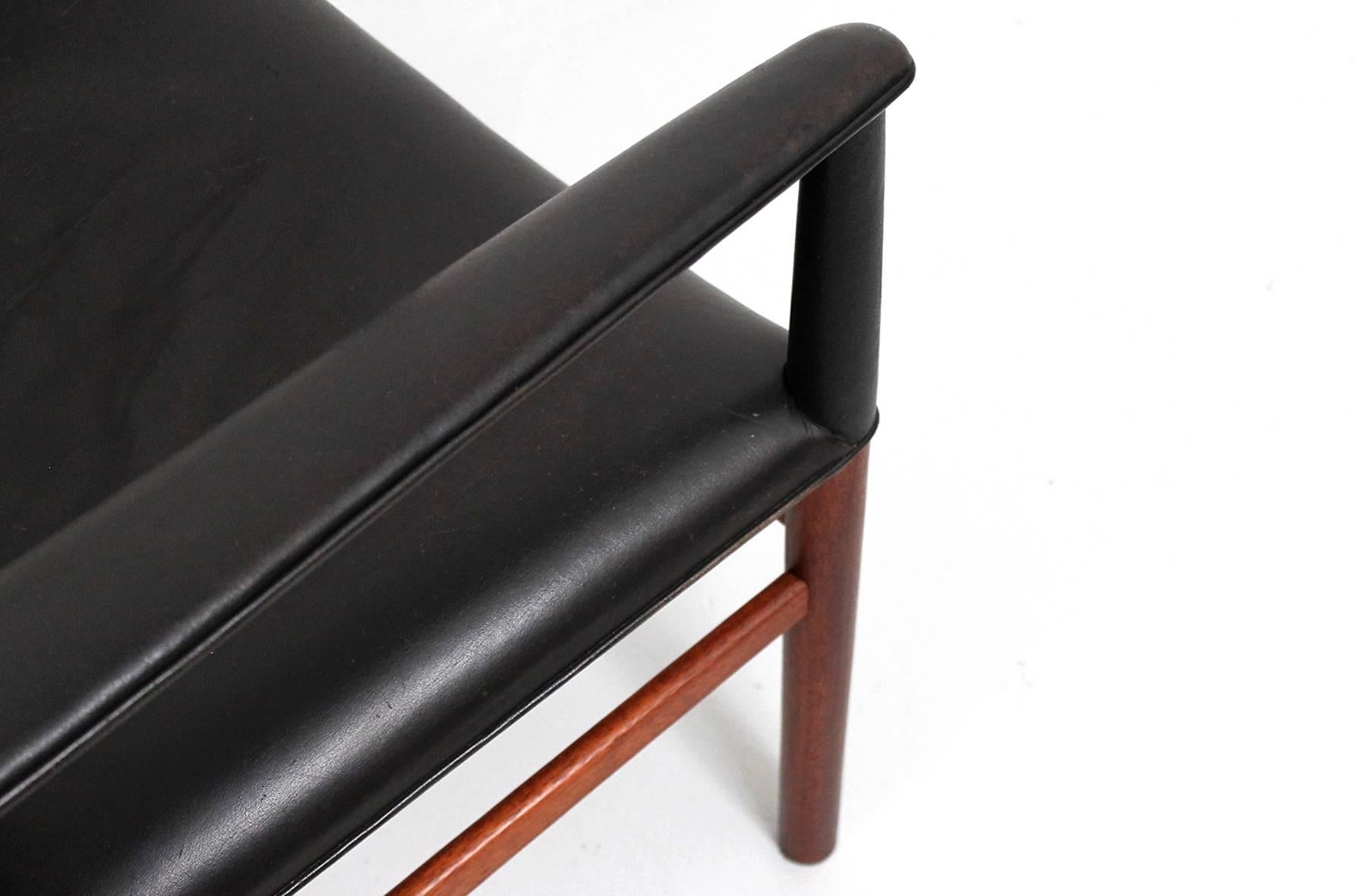 Leather Desk Chair by Larsen and Bender Madsen 4
