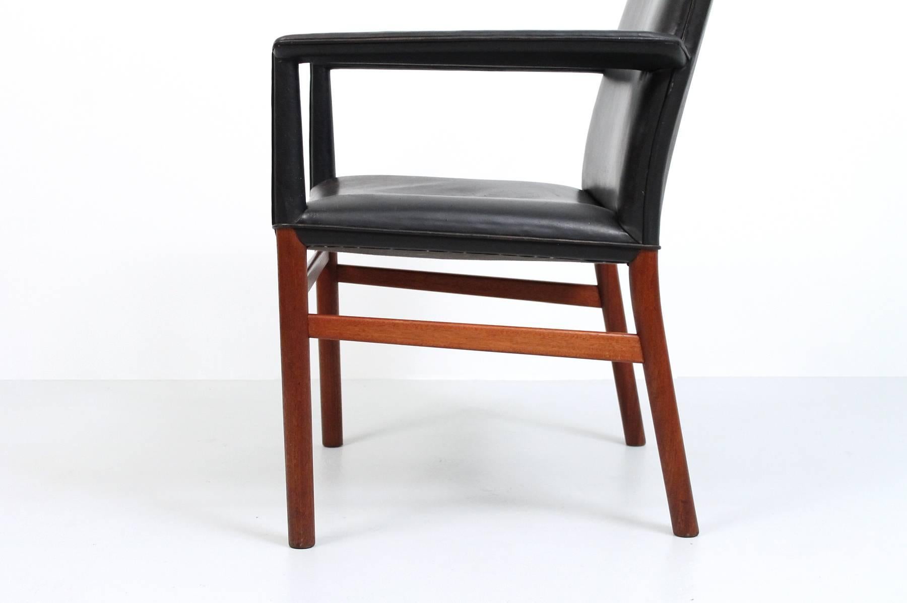 Leather Desk Chair by Larsen and Bender Madsen 2