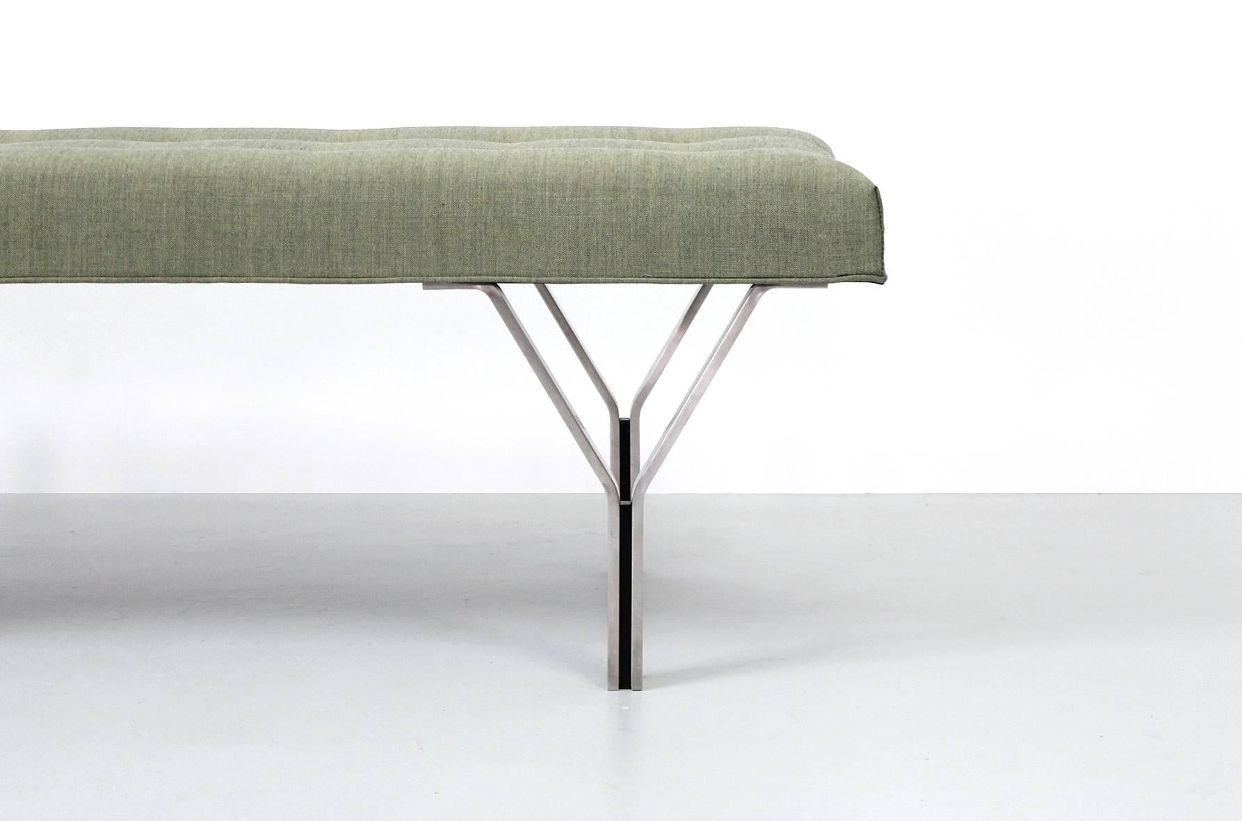 Late 20th Century Architectural Upholstered Bench by Cumberland