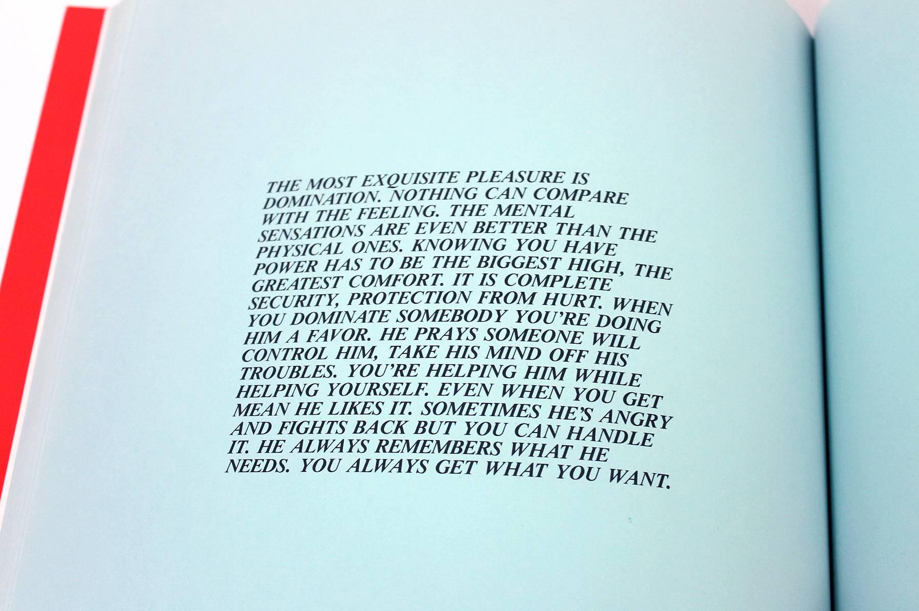 Early Jenny Holzer Artists Book In Good Condition In Waltham, MA