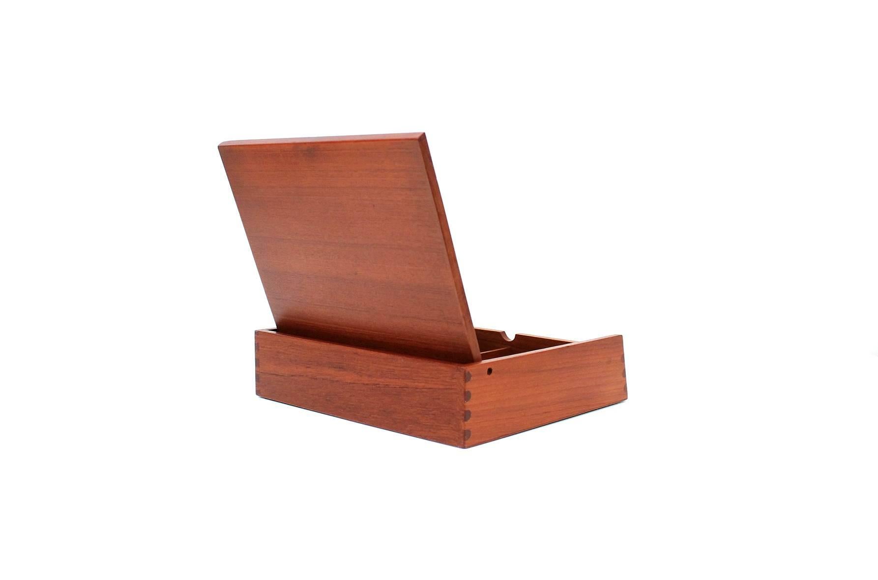 Scandinavian Modern Scandinavian Teak Jewelry Box