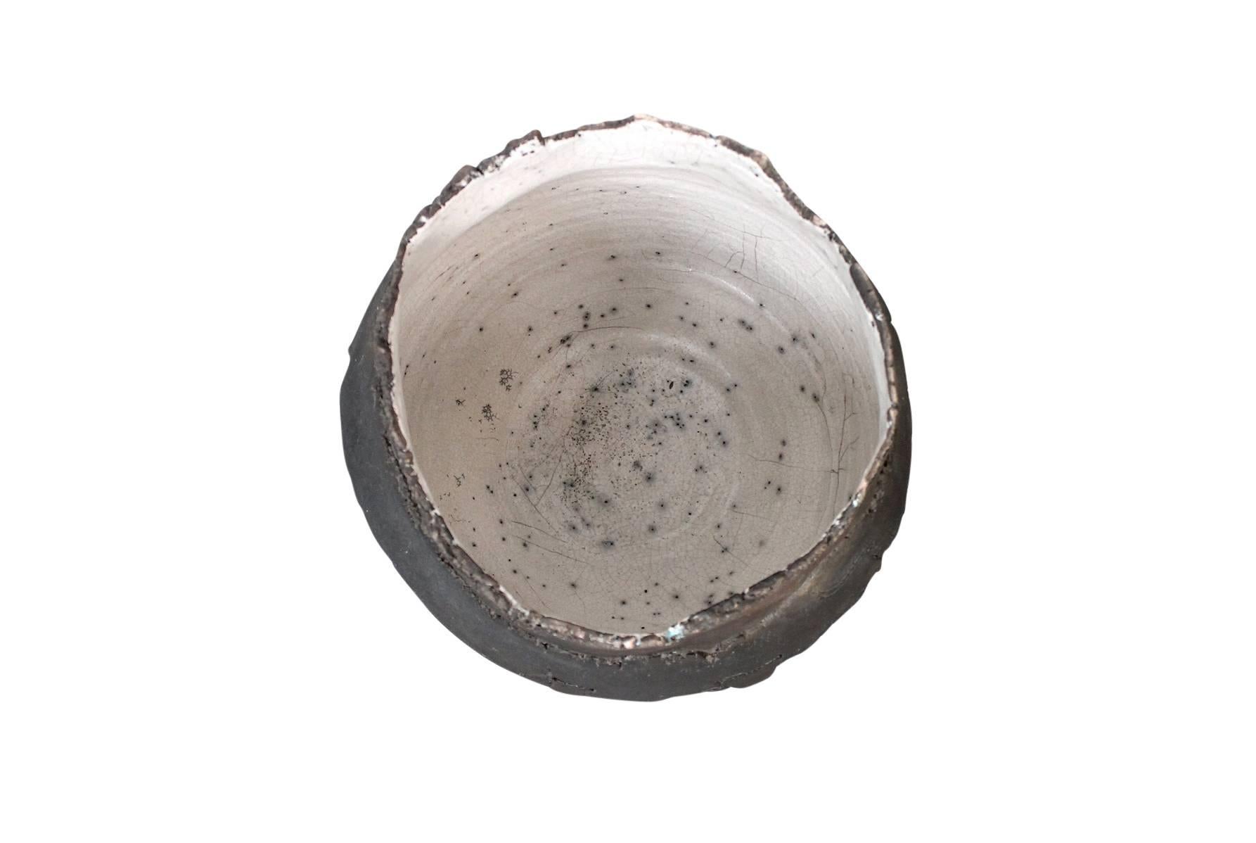 Mid-Century Modern Large Raku Vessel by Dieter Balzer