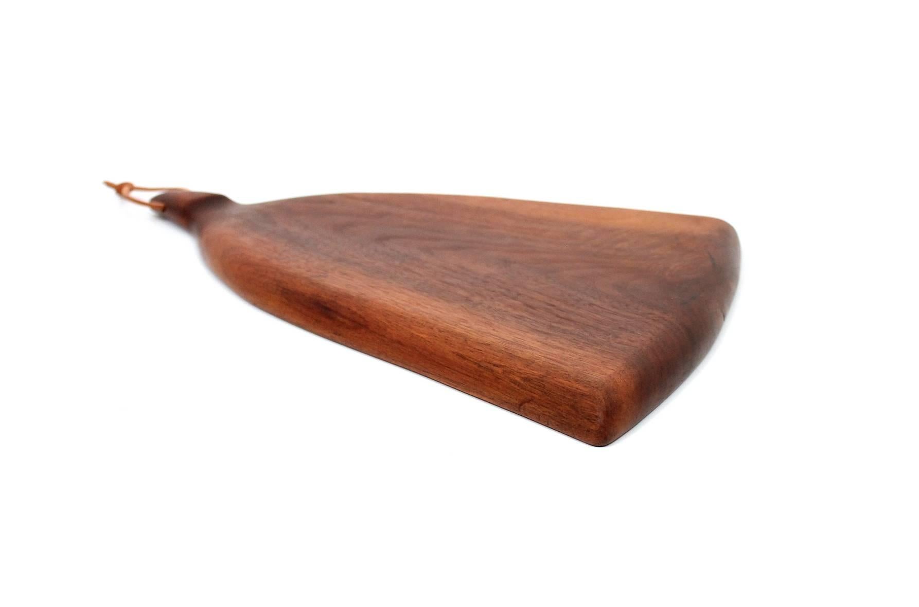 Mid-20th Century Sculptural Walnut Cutting Board by Dirk Rosse