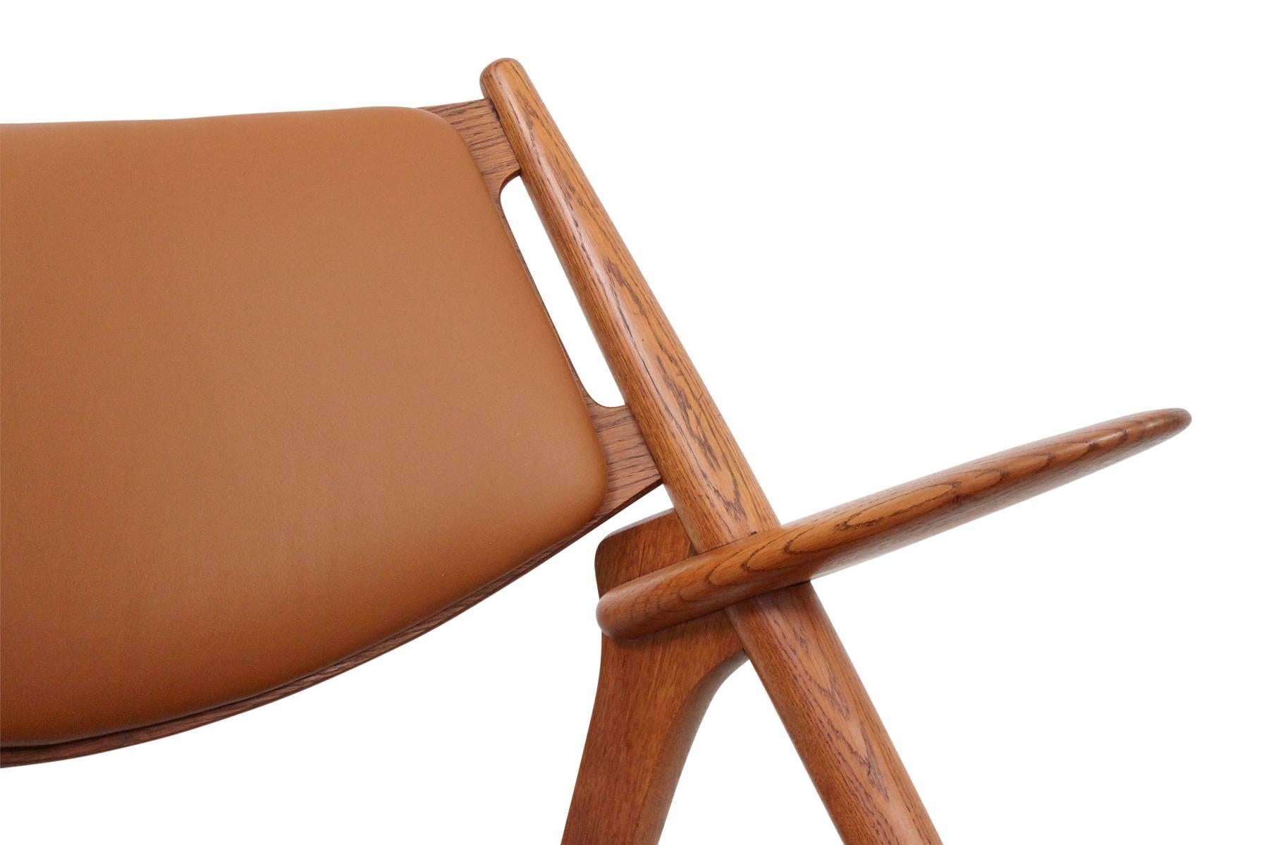 Mid-20th Century Hans Wegner Sawbuck Lounge Chairs