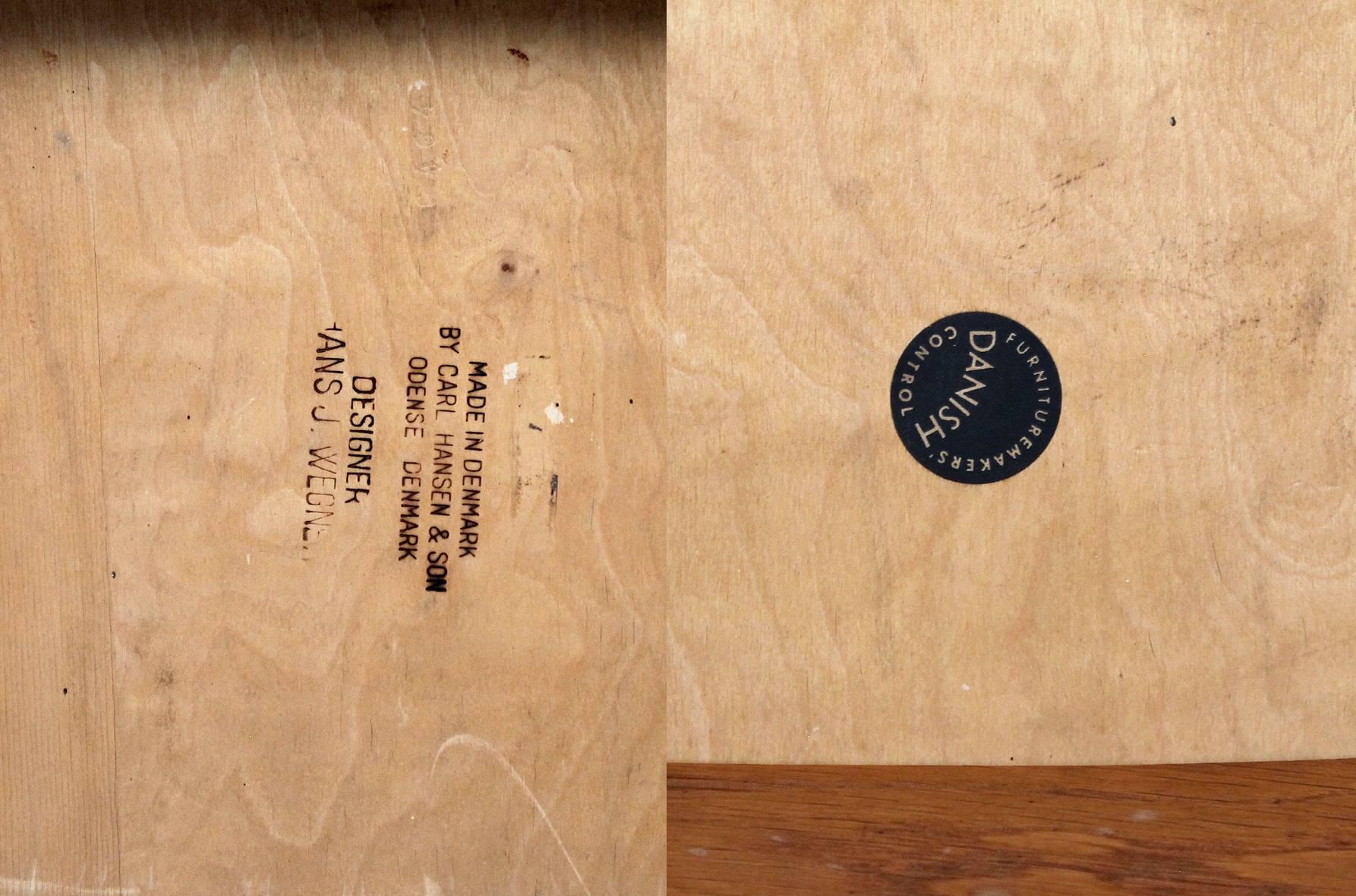 Hans Wegner Sawbuck Lounge Chairs 2