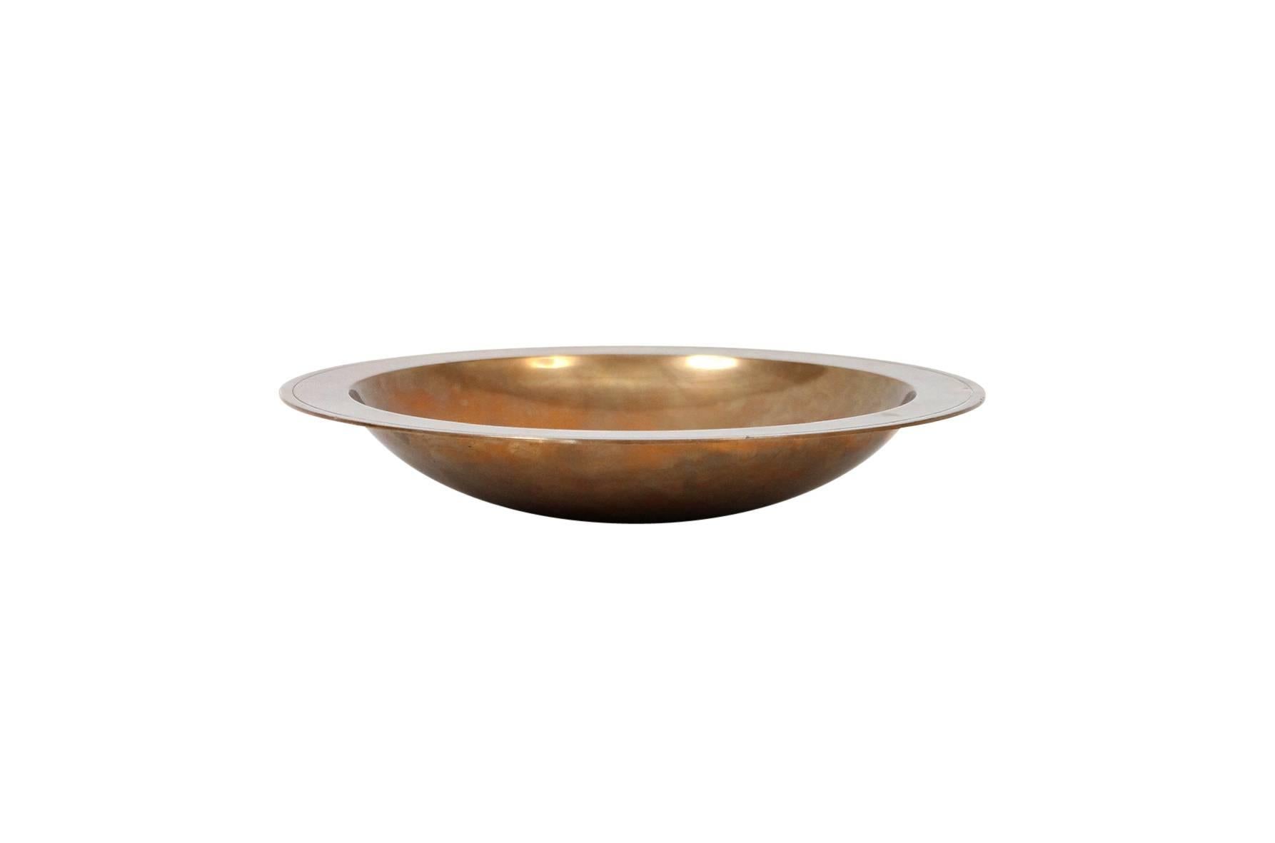 Decorative bronze bowl by Tiffany & Co. Elegant timeless design. Marked 