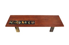Vladimir Kagan Tile-Top Coffee Table