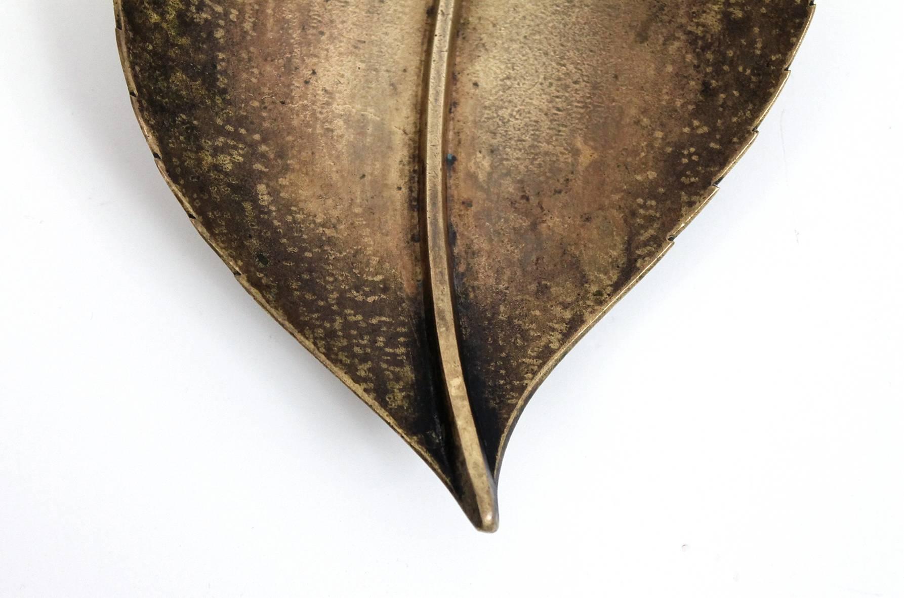 Brass Carl Auböck Leaf Tray