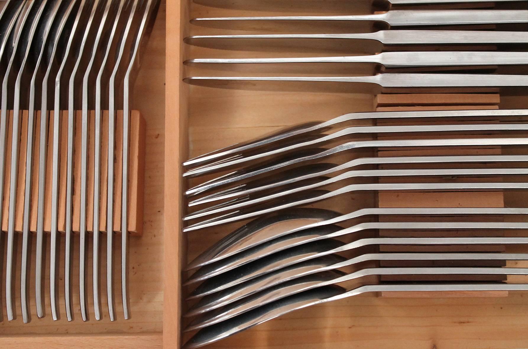 Mid-20th Century Carl Auböck Amboss 2060 Flatware Set