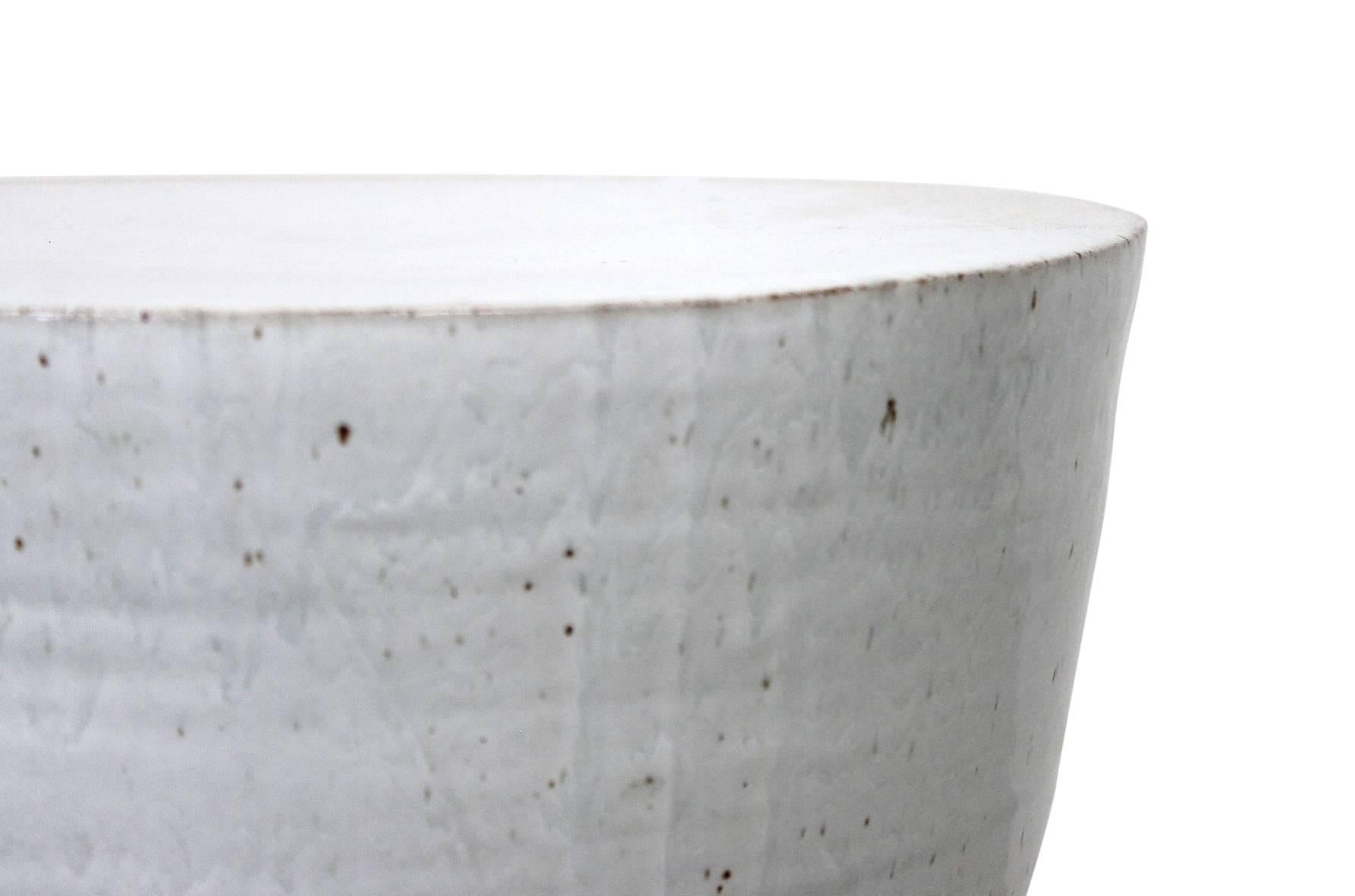 Large Tariki Ceramic Stool For Sale 1