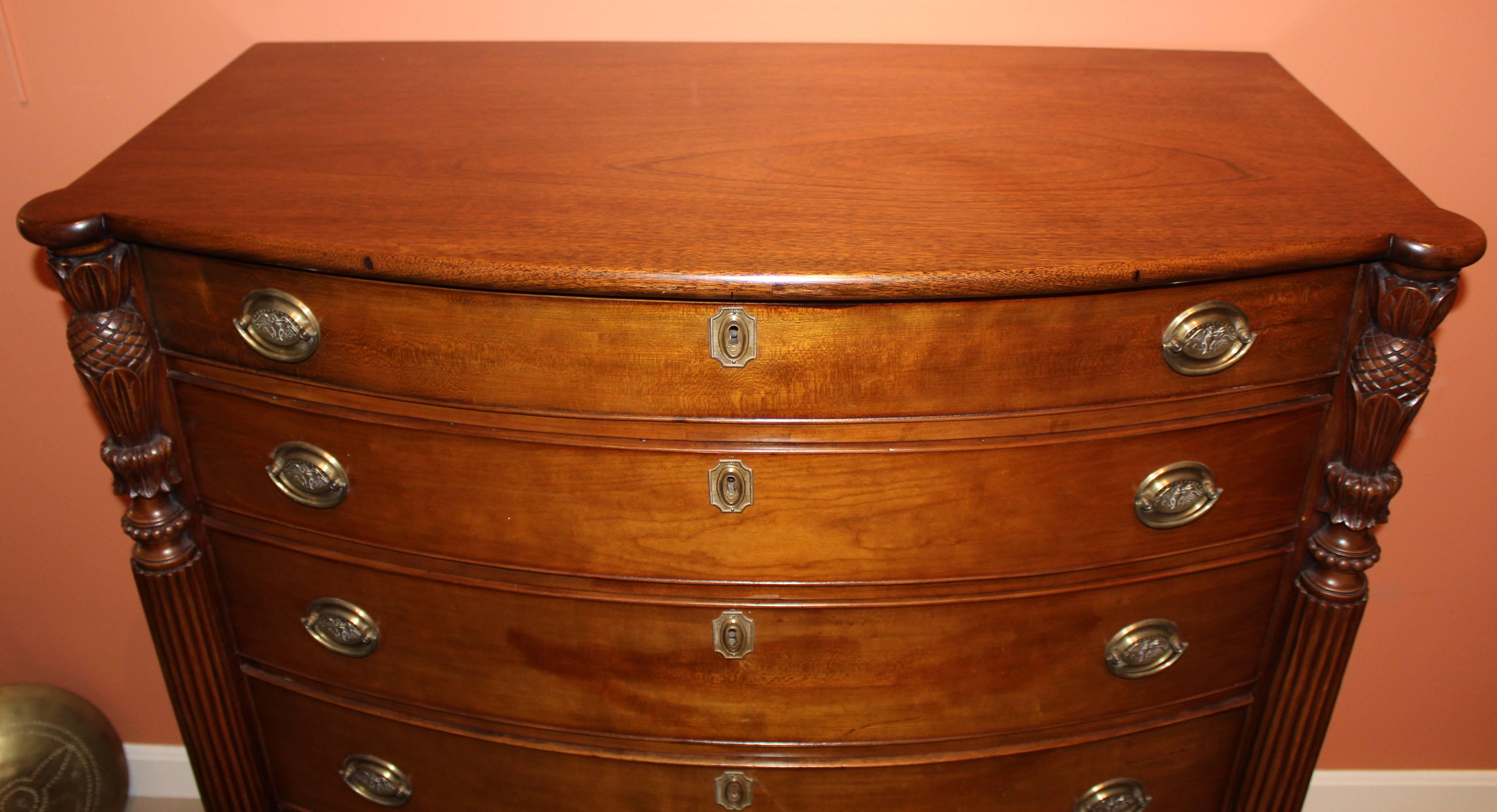 sheraton chest of drawers