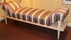 James Mont Window or Long Bench with Clarence House Fabric