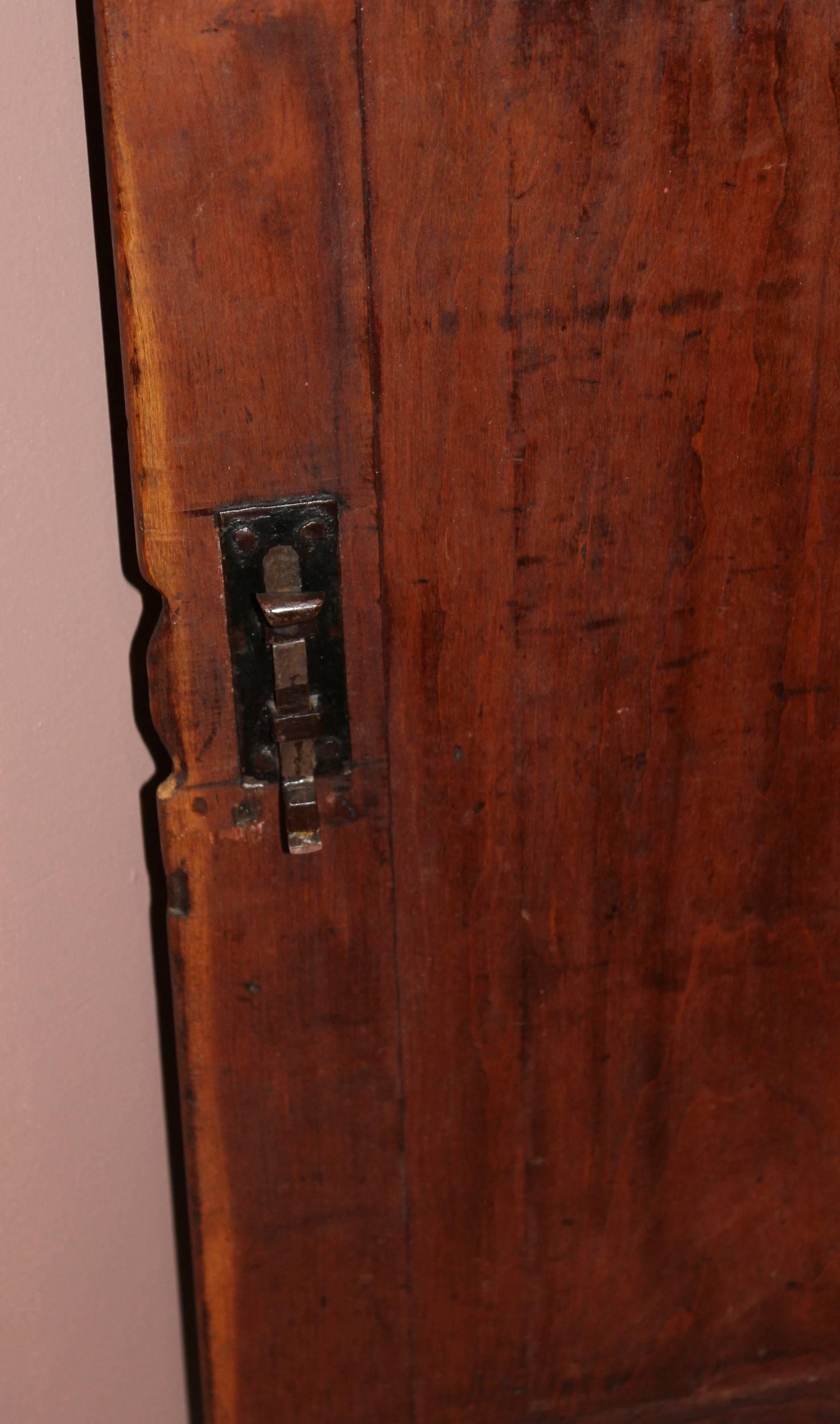 Federal Period Cherry Corner Cupboard with Glazed Door, circa 1820 2