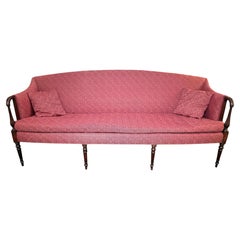 John & Thomas Seymour Sheraton Upholstered Sofa, ex Charles Buckley Collection
