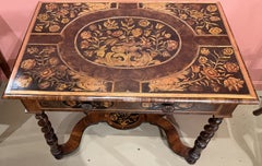 Exceptional Charles II Oyster Veneered Marquetry Table circa 1730