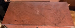 American Three Drawer Dower Chest in Original Paint circa 1800