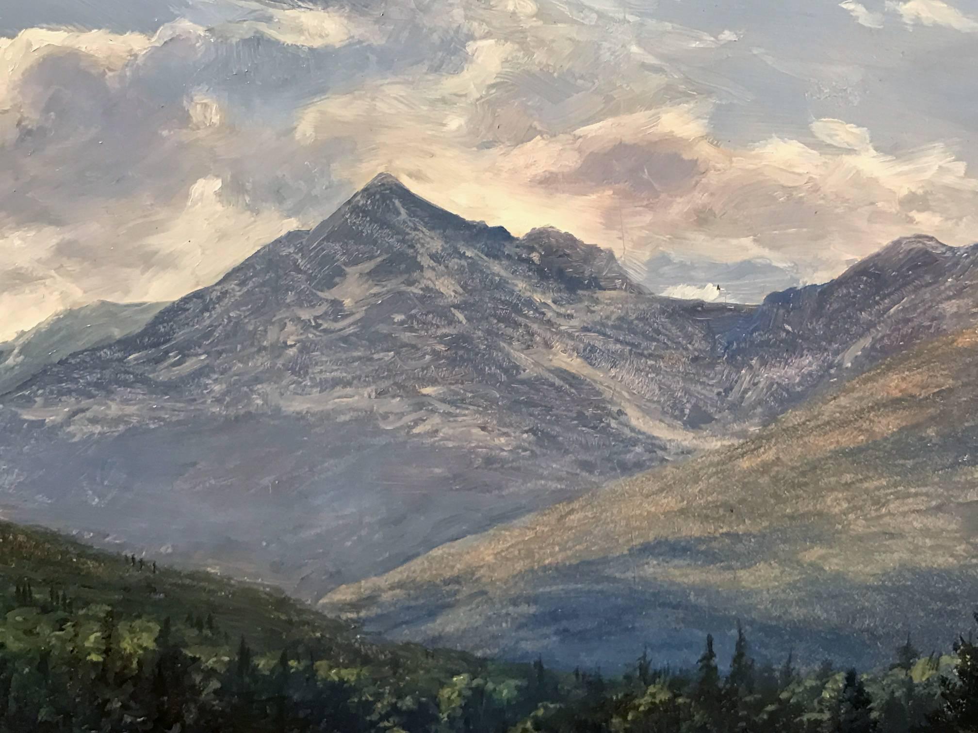 American Erik Koeppel NH White Mountain Landscape of Mount Adams